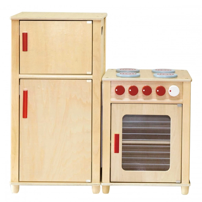 Viga houten kinders keukenset Natural met FSC certificaat