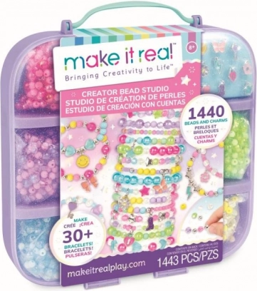 Creatieve box voor het maken van armbanden met kralen en bedels