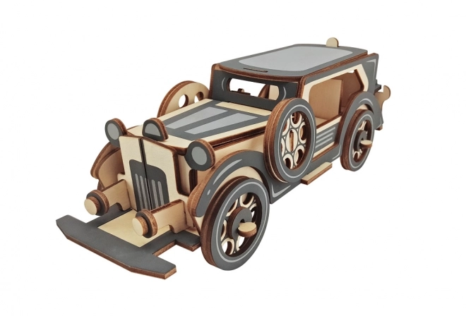 Houtkunst 3D-puzzel Oude Limousine