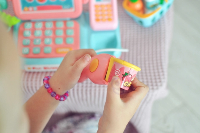 Kinderkassa Woopie met scanner en accessoires
