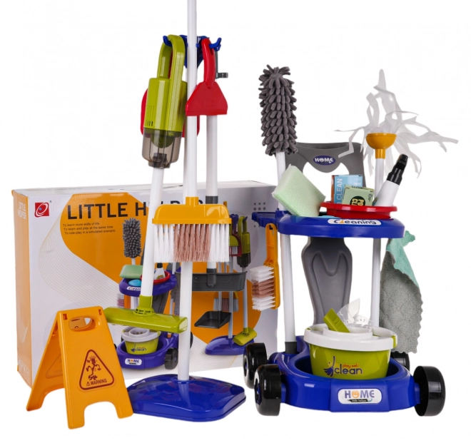 Schoonmaakset op wielen XXL 3-in-1 + accessoires