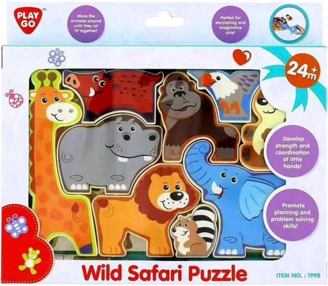 Wilde safari puzzel