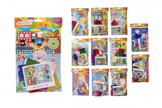 Creatieve set lijmen 18x25 cm - MIX