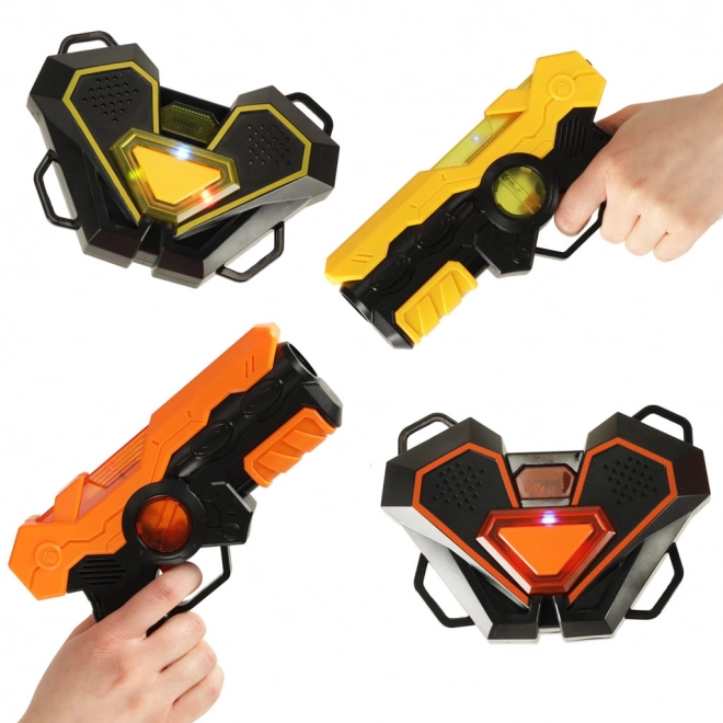 Laser paintball - set van twee pistolen en twee doelen