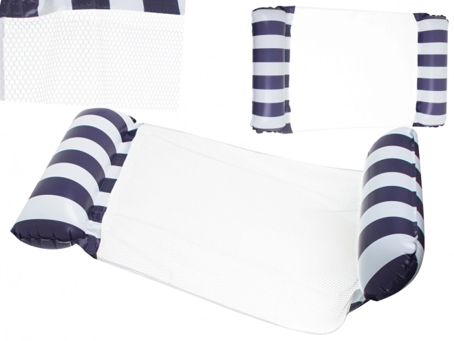 Opblaasbare matras 120x70 cm donkerblauw