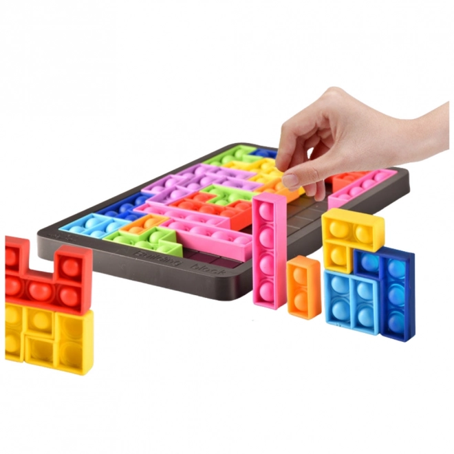 Sensorisch speelgoed Tetris Pop-It Puzzel 3-in-1