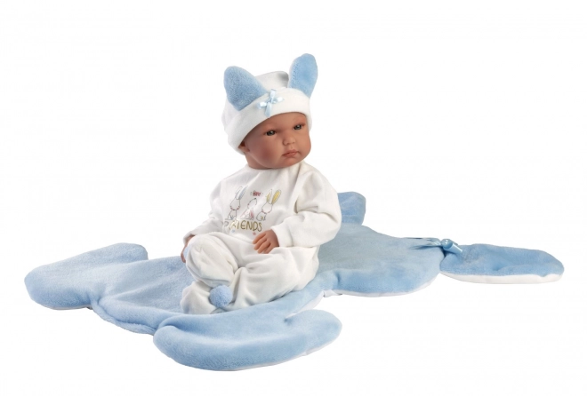 Llorens New Born - realistische baby jongen 35 cm