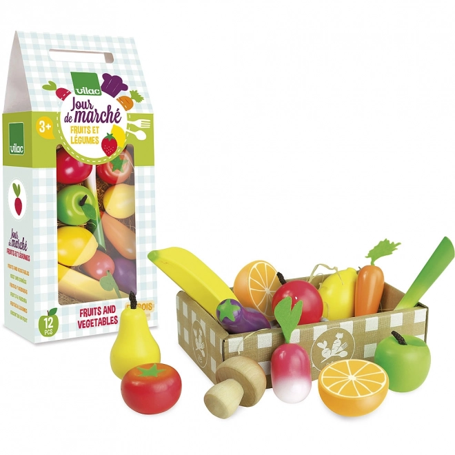 Vilac Houten set fruit en groente