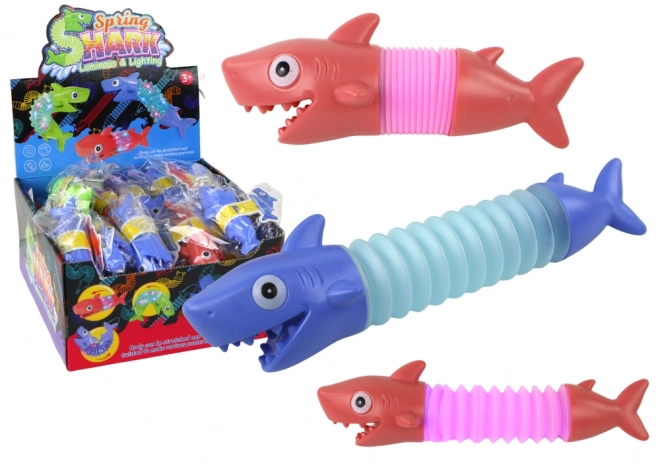 Rekbare Haai Anti-stress Lichtgevende Pop Tube LED