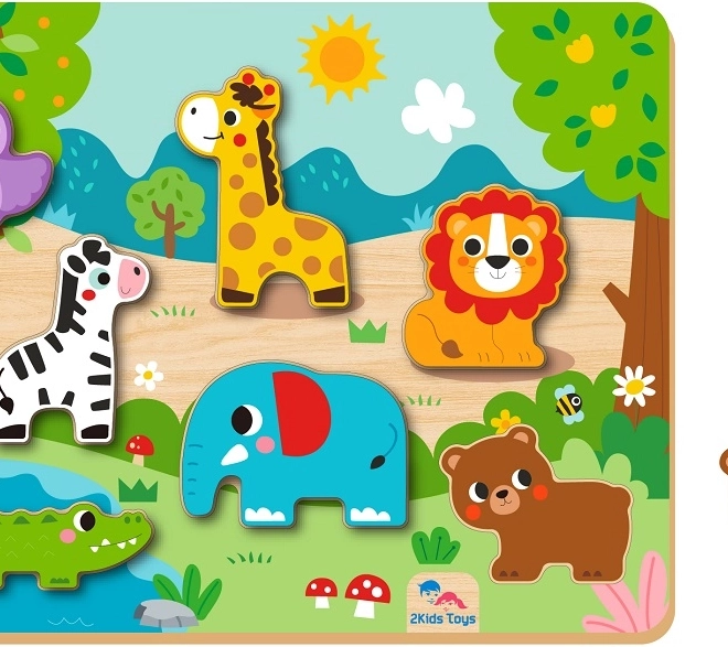 2Kids Toys inlegpuzzel Dieren