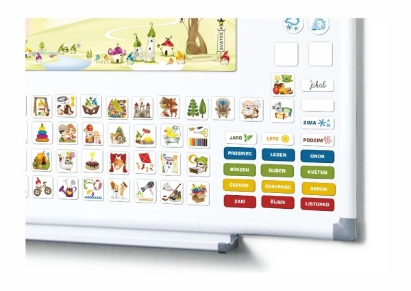 Magnetische kalender - Kleuterschool 114 magneten