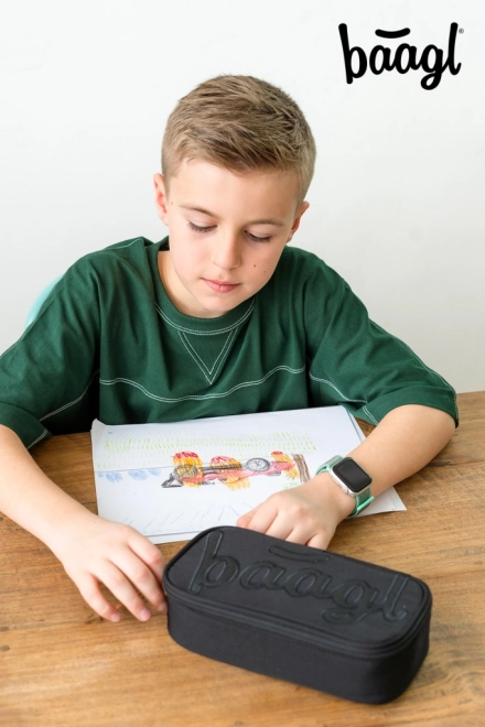 schooletui baagl darkness van gerecycled materiaal