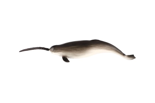 Narwal eenhoorn speelgoed plastic 20cm in zak