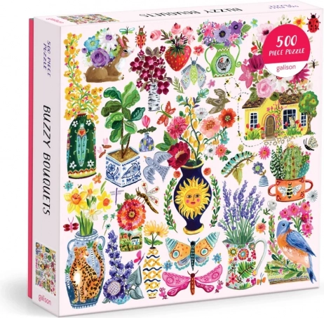 Galison puzzel Bloemen vol leven 500 stukjes
