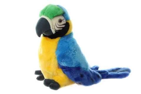 Pluchen Papegaai Handpop 27 cm