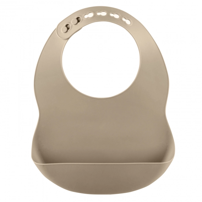 Siliconen slabbetje, Zand Beige