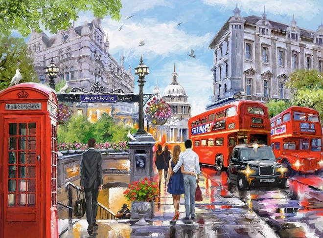 Puzzel 2000 stukjes - Lente in Londen
