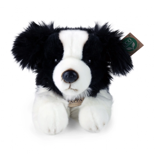 Pluchen hond bordercollie liggend 30 cm ECO-VRIENDELIJK
