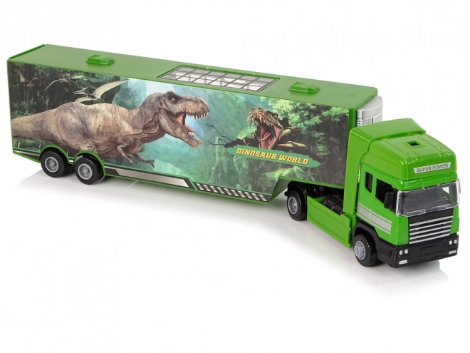 Grote dinosaurus transporter Auto Metaal