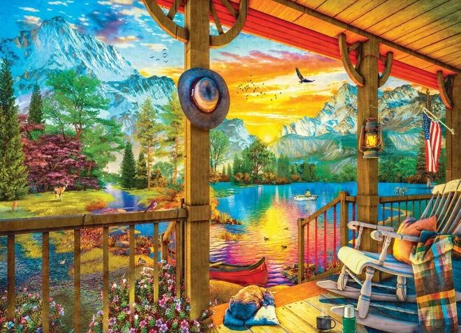 Eurographics Puzzel Vissers bij Zonsopgang XL 500 Stukjes