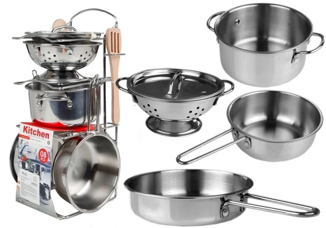 Set van Roestvrijstalen Keukengerei 8 Stuks