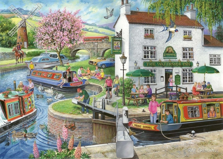 HOP Puzzel Bij het Kanaal 1000 Stukjes
