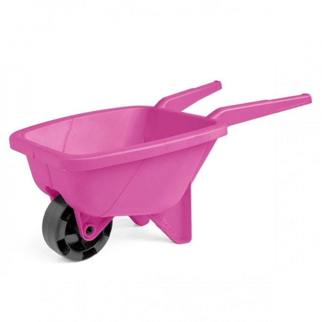 Roze karretje voor zand