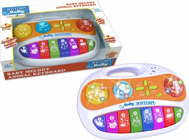 Baby Melody speeldoos met 8 toetsen