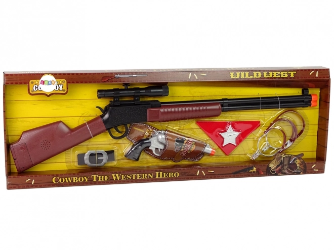 Sheriff Cowboy Set Shotgun Revolver