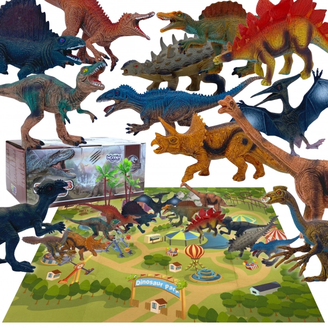 Dinosaurusspeelgoedset XL met speelmat