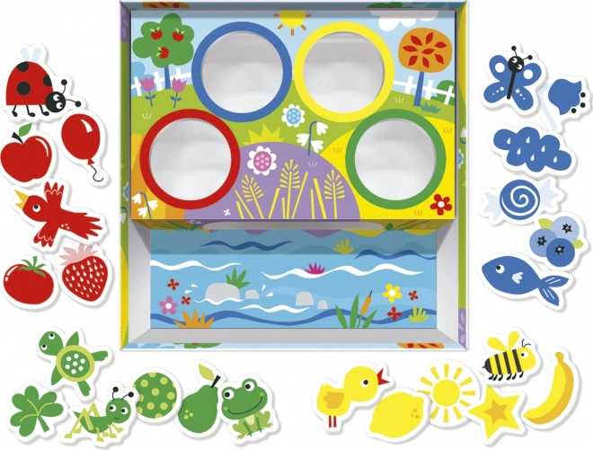 EDUCA Baby Kleuren sorteren met de vlinder Greta 4x6 stukken