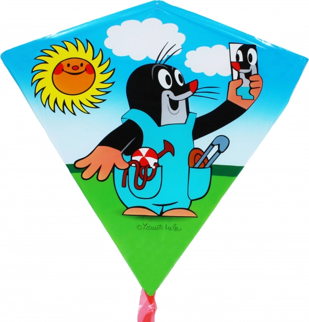Vlieger Krtek plastic 68x73cm