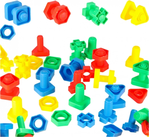 Montessori educatieve bouwset schroeven, 30 stuks