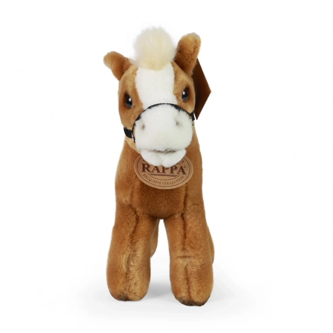 Rappa Pluchen paard staand 21 cm ECO-FRIENDLY