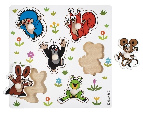 Detoa Houten inlegpuzzel Kleine Mol