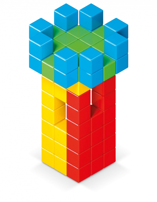 GEOMAG Magnetische blokken Magicube Groene Lijn 64 blokken