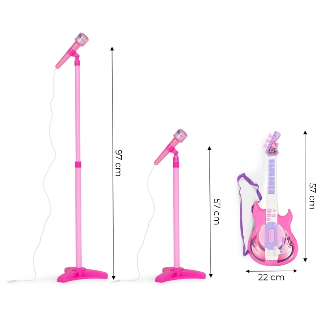 Set van microfoons voor elektrische gitaar voor kinderen mp3