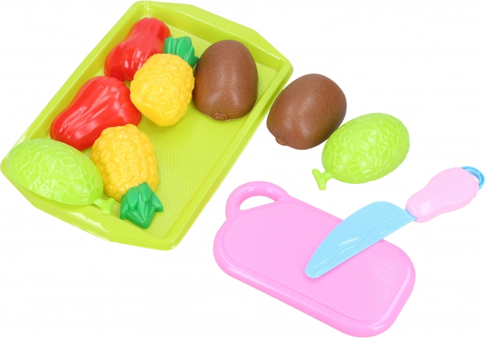Fruitsnijset met dienblad 21 × 14 cm