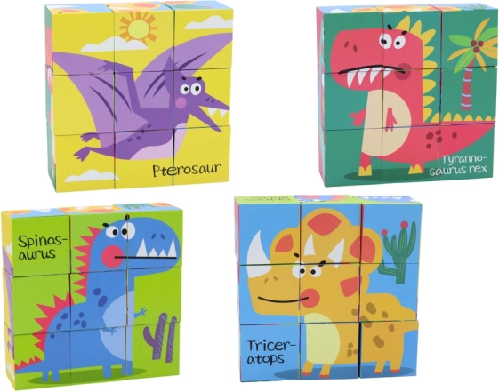6 in 1: zes dinosaurussen in één set