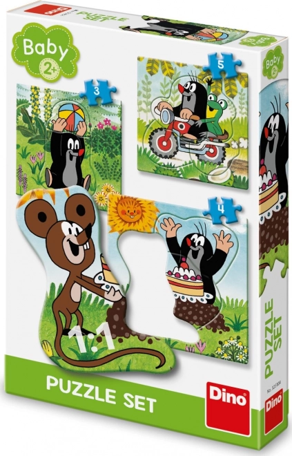 Krtek op de weide 3-5 baby puzzel