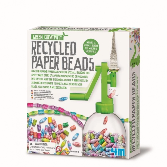 Recyclingapparaat voor het maken van papieren kralen