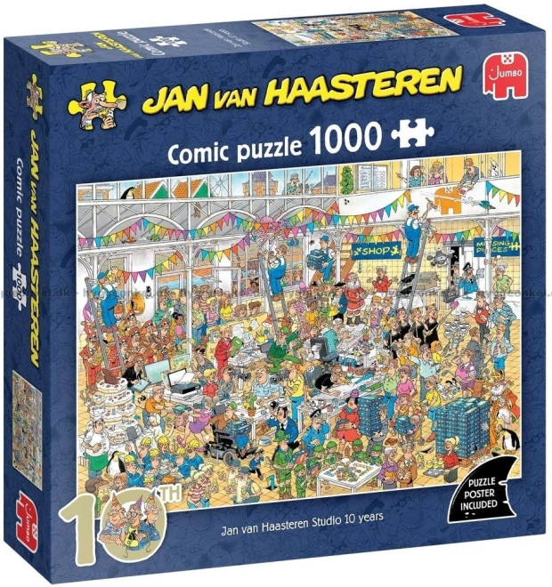 JUMBO puzzel Jan van Haasteren 10e verjaardag 1000 stukjes