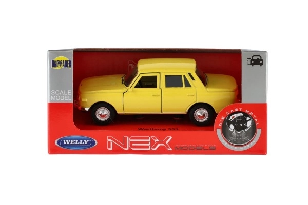 Modelauto Wartburg 353 - metaal/plastic 12cm