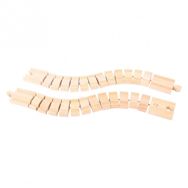 Bigjigs Rail Flexibele spoor - 2 stuks