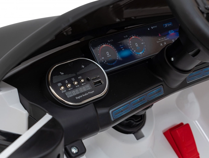 Multimedia met kleurendisplay en LED‑lichten