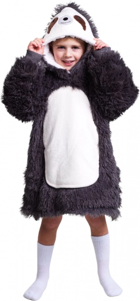 Kinder TV Hoodie Deken Luiaard Cozy Noxxiez