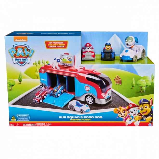 Patrouillewagen Paw Patrol met autootjes