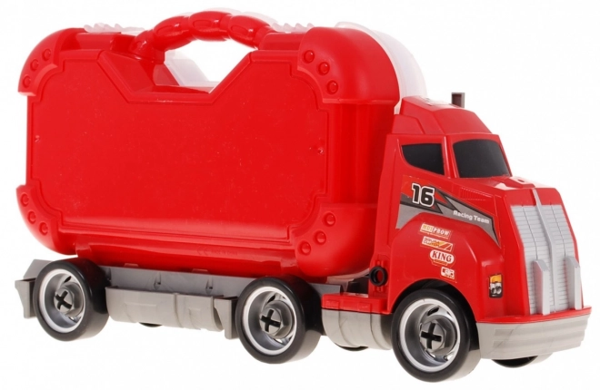 Vrachtwagen 2-in-1 met gereedschapskoffer voor kinderen 3+