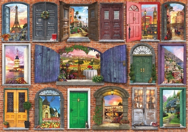 Puzzel Deuren van Europa 1000 stukjes