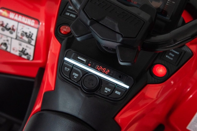 Elektrische kinderquad Can Am Outlander met bestuurder